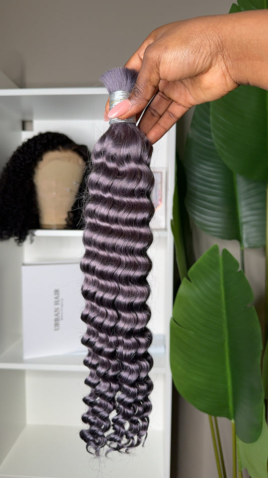 Human bulk hair