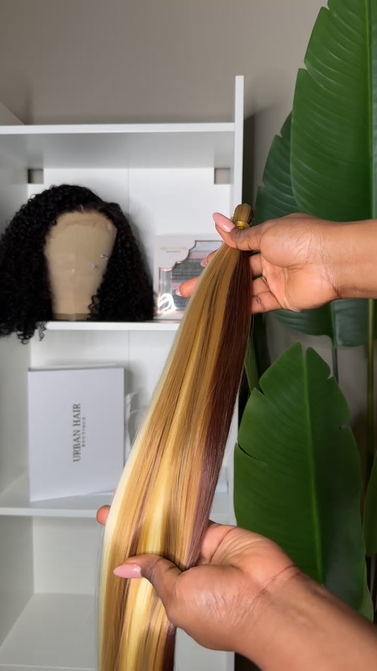 Bone straight braids|expresso mix